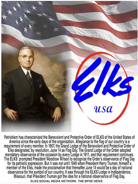 Elks Flag Day